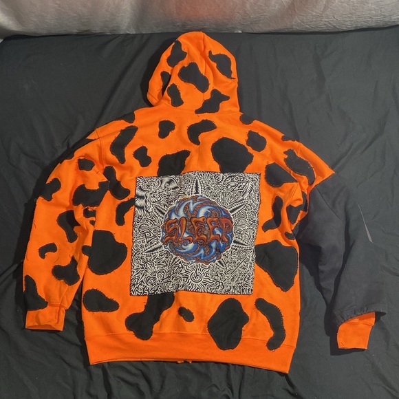 1 of 1 Custom Patchwork Zip-Up Hoodie - Picture 5 of 13